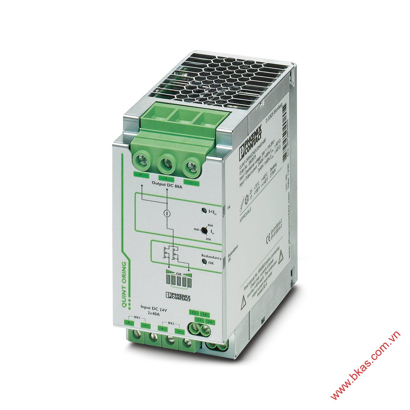 2902879 Bộ nguồn QUINT-ORING/24DC/2X40/1X80 - 2902879 – BKAS CO.,LTD